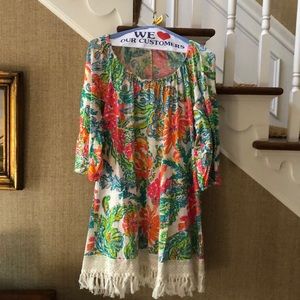 Lilly Pulitzer Size Small Neon Print Cover-Up